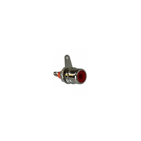 Jendrix Conector Jack RCA para Chasis, Plata