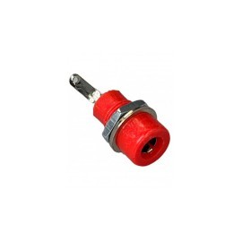 Jendrix Conector Jack Tipo Banana, Rojo